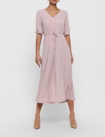 Rochie medie Only, roz pal