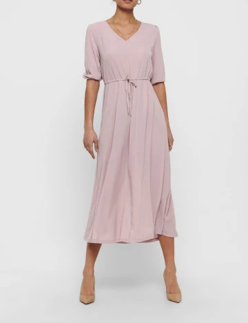 Rochie medie Only, roz pal