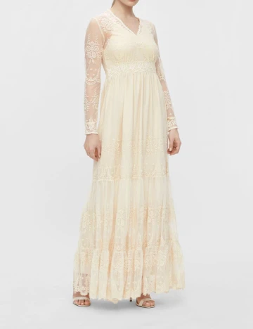 Rochie lunga Y.A.S, crem, L