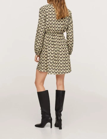 Rochie scurta Mango, crem, M