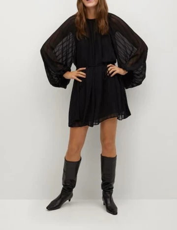 Rochie scurta Mango, negru, S