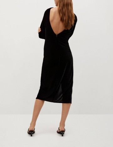 Rochie Medie Mango, negru, S