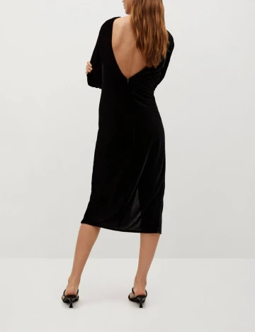 Rochie Medie Mango, negru, S