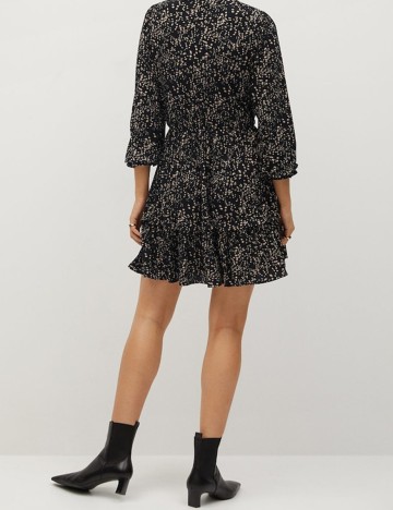 Rochie scurta Mango, negru, S