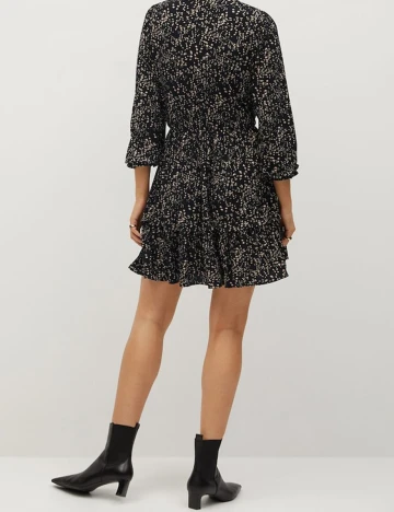 Rochie scurta Mango, negru, S