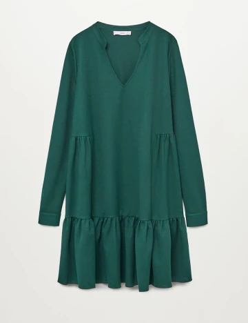 Rochie scurta Mango, verde, S