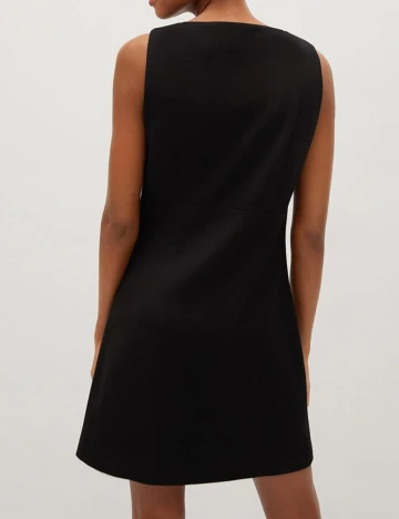 Rochie scurta Mango, negru, XS Negru