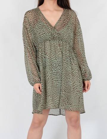 Rochie scurta Mango, verde, M