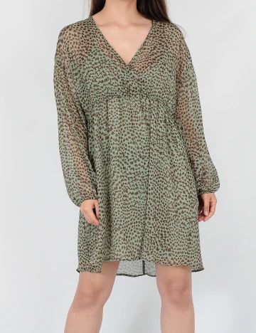 Rochie scurta Mango, verde, M