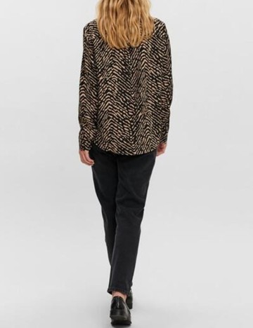 Bluza Vero Moda, negru/maro, XS