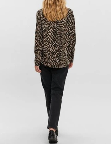 Bluza Vero Moda, negru/maro, XS