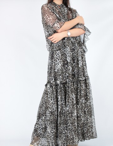 Rochie lunga Mango, animal print, M