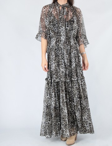 Rochie lunga Mango, animal print, M