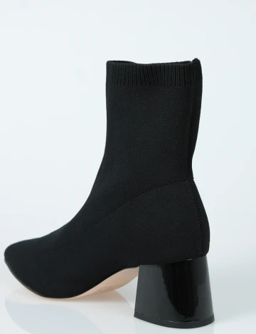 Botine Reserved, negru, 39
