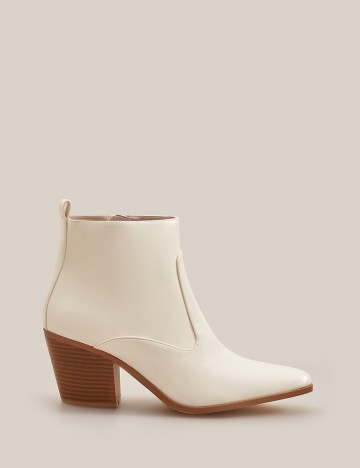 Botine Reserved, ecru, 39