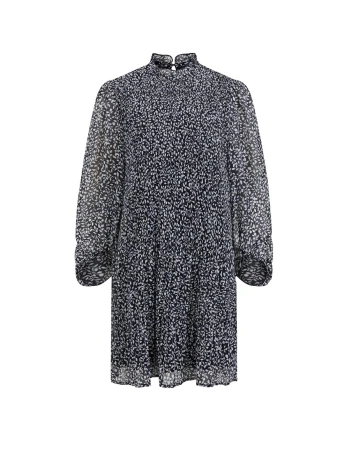 Rochie scurta Vila, alb/negru, 36 Negru
