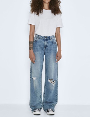 
						Blugi Noisy May, albastru