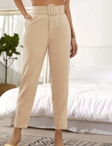 Pantaloni SHEIN, bej, M