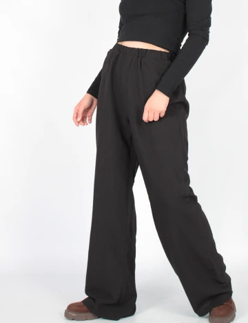 Pantaloni SHEIN, negru, S