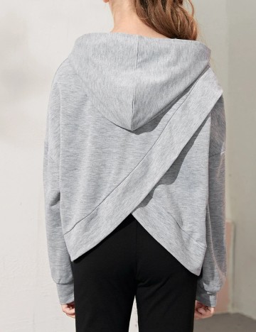 Hanorac Shein Kids, gri, 10 ANI