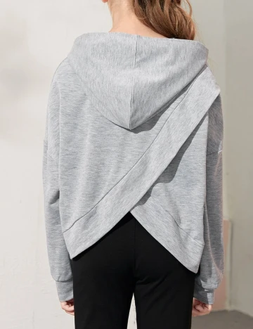 Hanorac Shein Kids, gri, 10 ANI