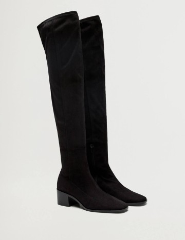 Cizme Mango, negru, 41
