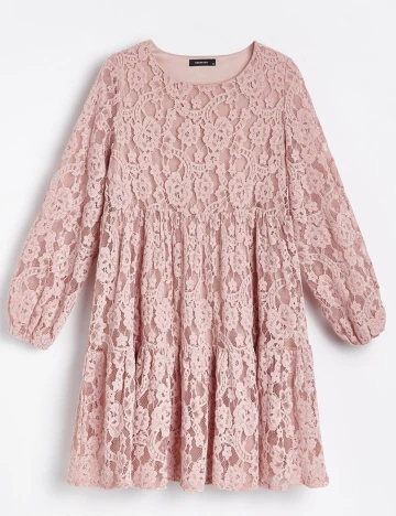 Rochie scurta Reserved, roz, M