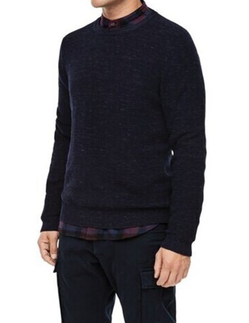 Pulover s.Oliver, bleumarin, M