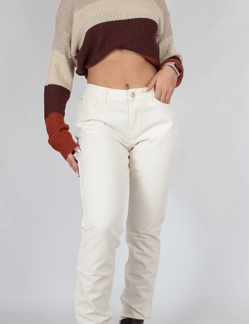 Pantaloni s.Oliver, ecru, 40/32