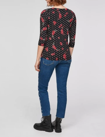 Bluza s.Oliver, negru Negru