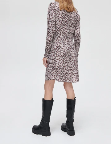 Rochie scurta CROPP, maro, XS