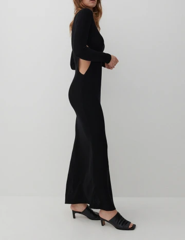 Rochie lunga Reserved, negru, L Negru