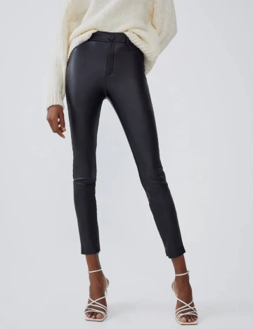 Pantaloni Zara, negru, XS