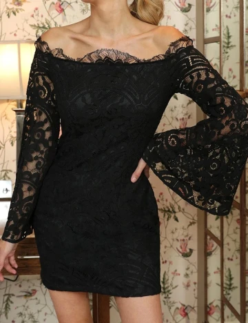Rochie scurta SHEIN, negru, XL