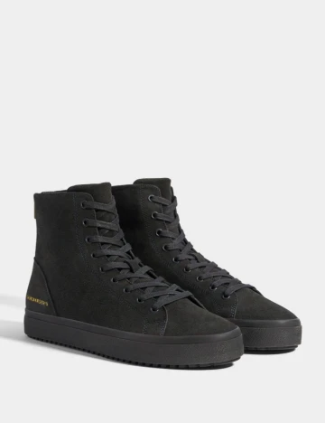 Papuci Bershka, gri, 39 Gri