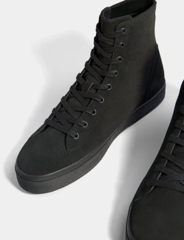 Papuci Bershka, gri, 39 Gri