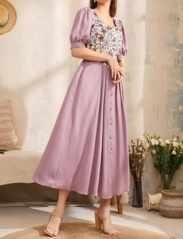 Rochie medie SHEIN, lila, XL Mov
