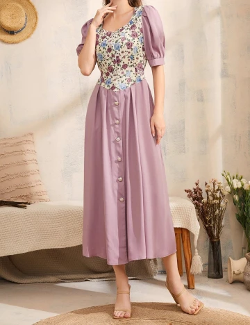 Rochie medie SHEIN, lila, XL Mov