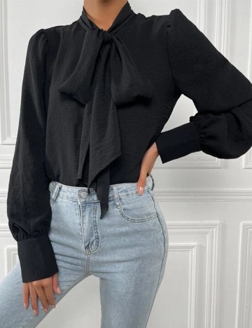Camasa SHEIN, negru, L