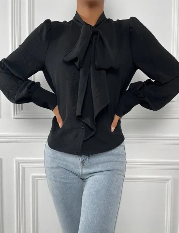 Camasa SHEIN, negru, L