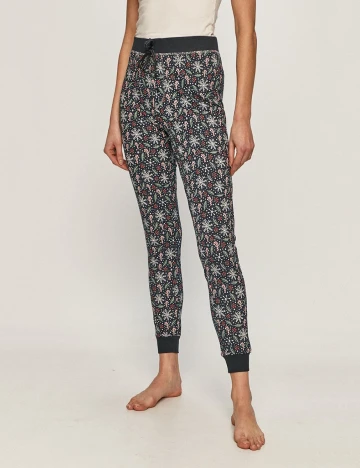 Pantaloni Hailys, bleumarin inchis, XL Albastru