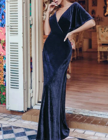 Rochie Lunga SHEIN, bleumarin, XL