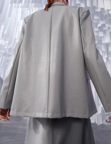 Sacou oversize SHEIN, gri, XS