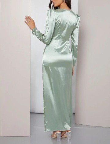 Rochie Lunga SHEIN, verde, M