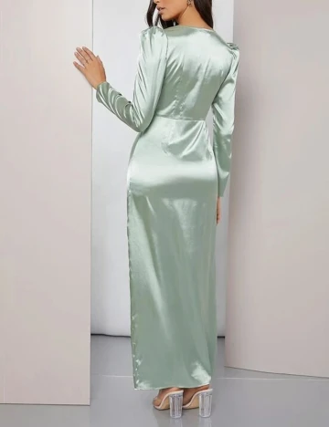 Rochie Lunga SHEIN, verde, M