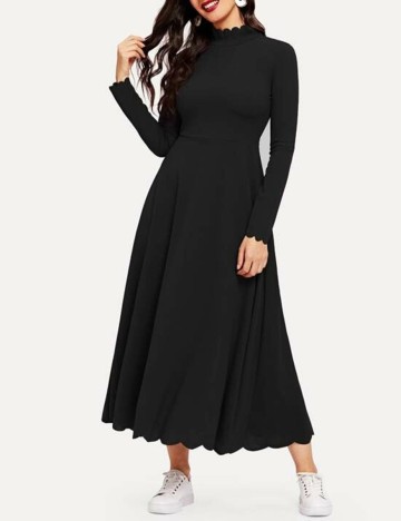 Rochie medie Emery Rose, negru, L