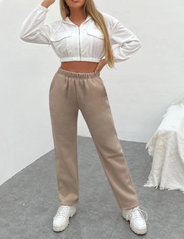 Pantaloni SHEIN, maro, XL