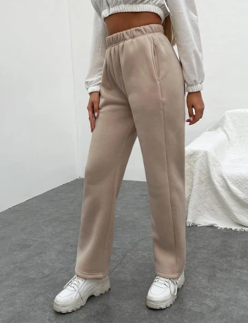 Pantaloni SHEIN, maro, XL