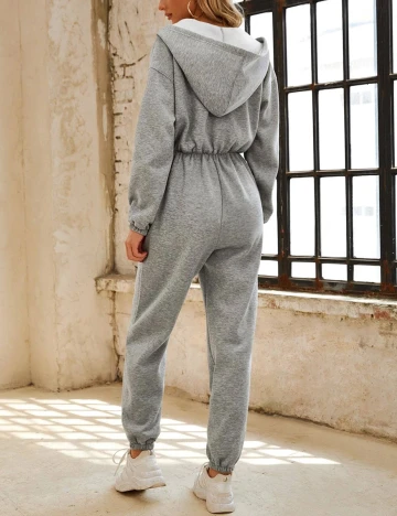 Salopeta SHEIN, gri, L