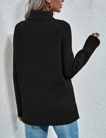 Pulover SHEIN, negru, M